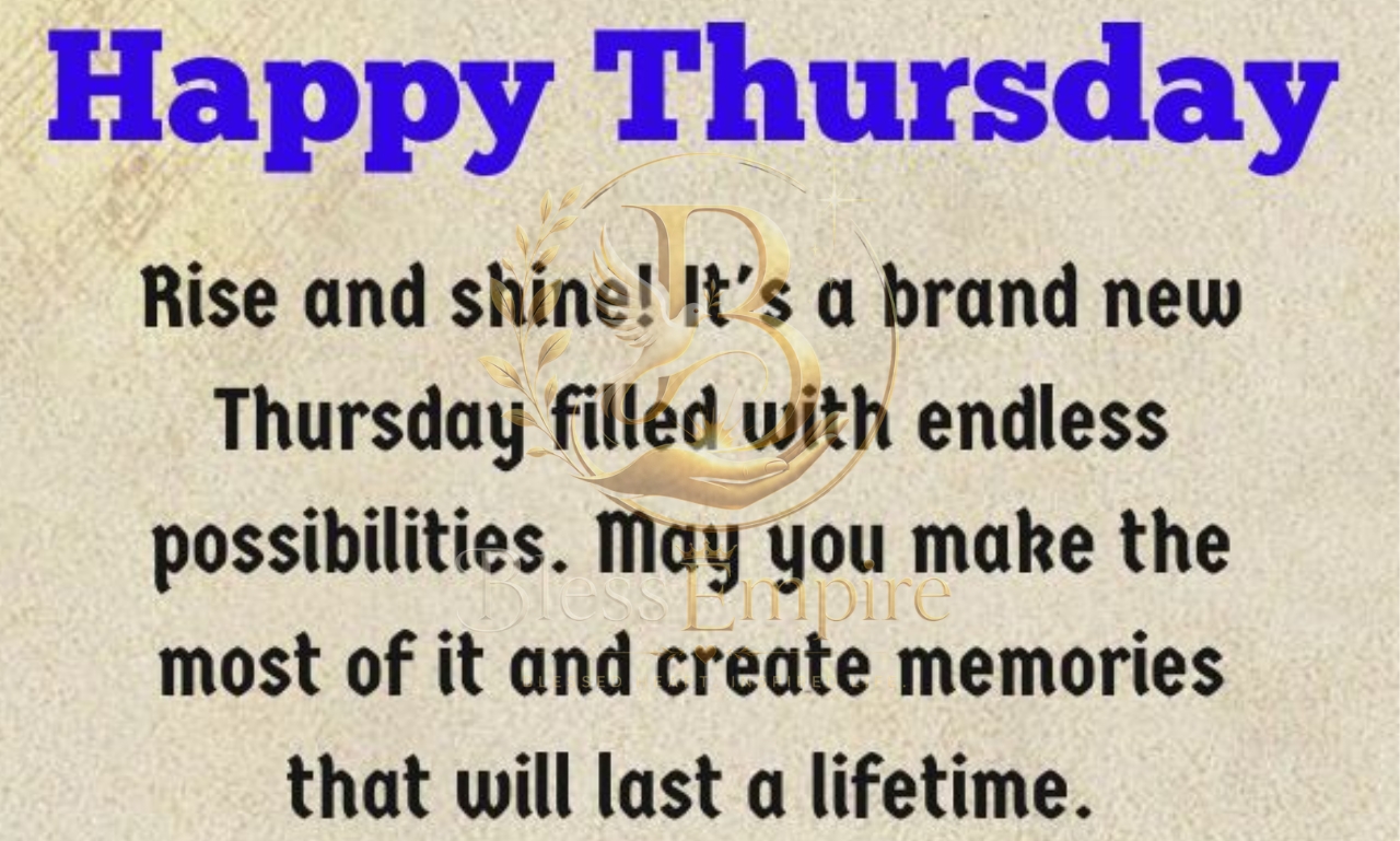 Happy Thursday Afternoon